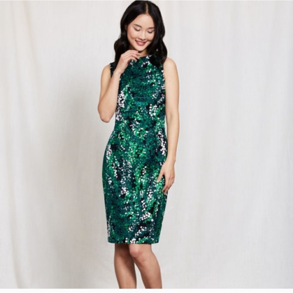 Boden Martha Drake‎ Wisteria Sheath Dress Size 4